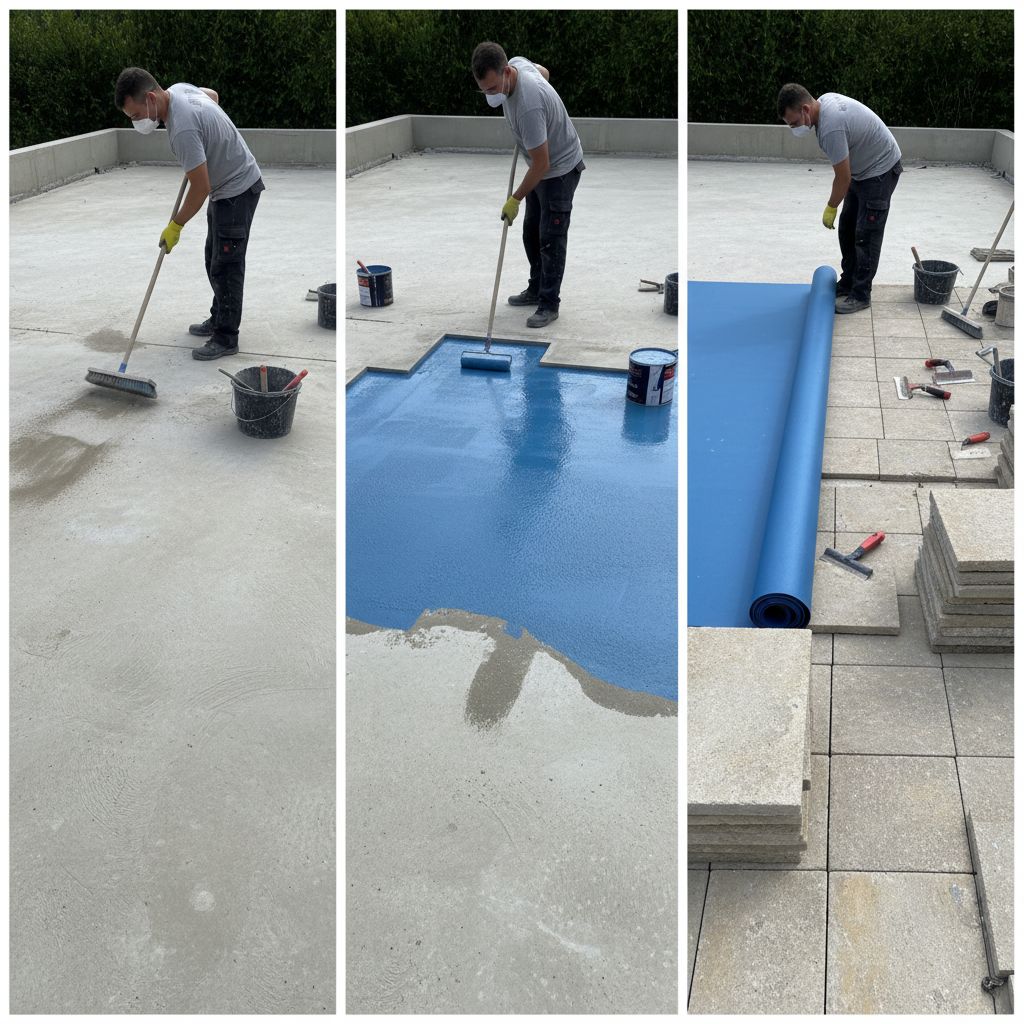 Un schéma en 3 étapes montrant la préparation d