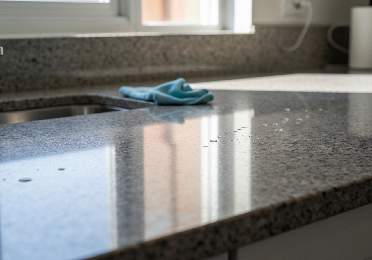 Comment nettoyer plan de travail granit: 3 étapes simples