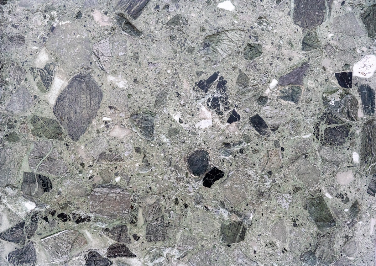 A close up view of a marble floor