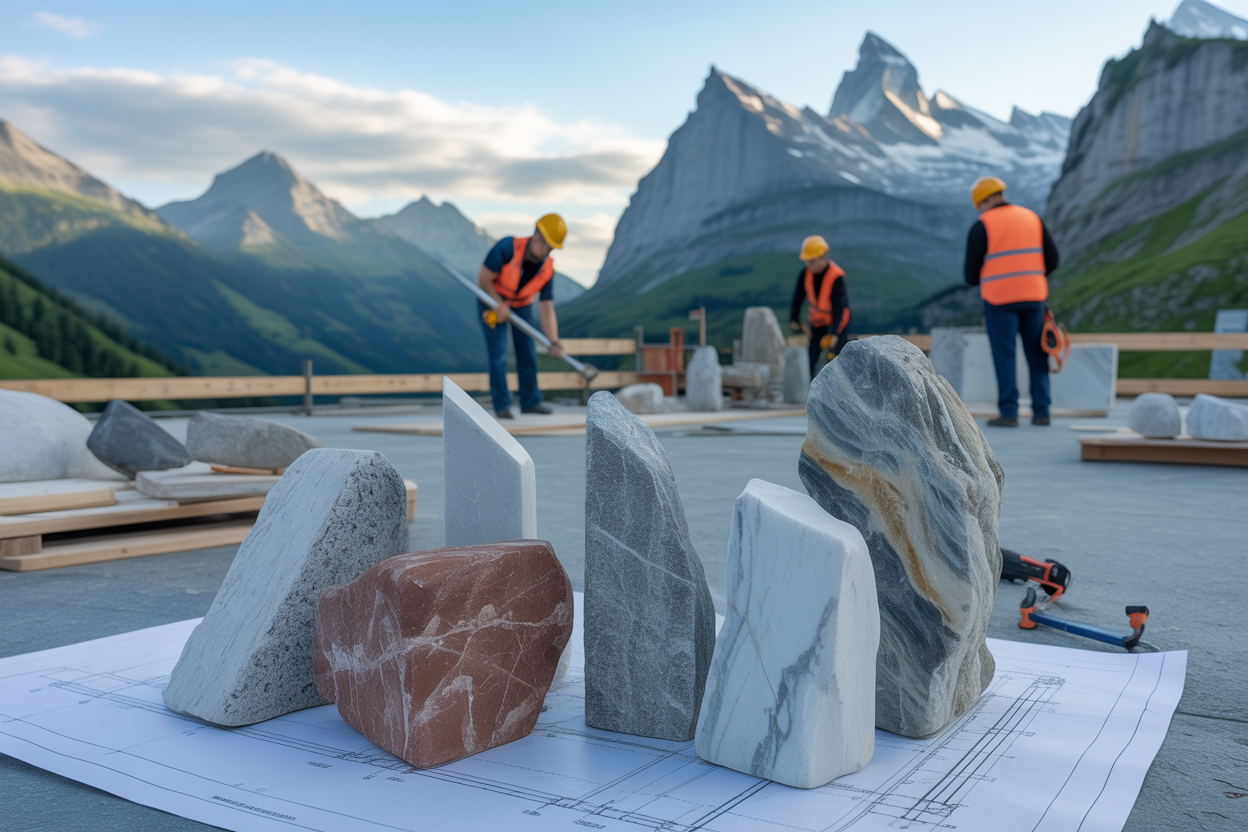Comparatif des 7 types de pierres naturelles pour vos projets construction