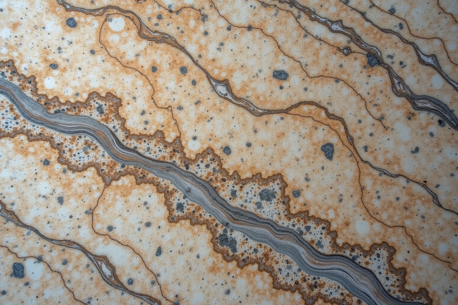 "Granit tessin, texture et veines de quartz et feldspath, pierre noble et naturelle"